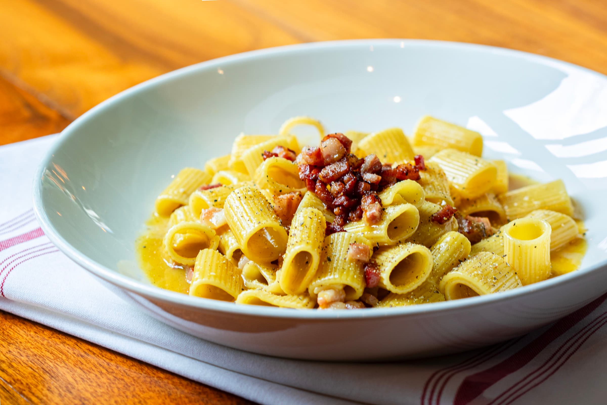 Fresh handmade pasta at Anthonys New York Italian in Houston